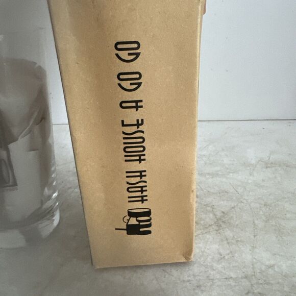 HASH HOUSE A GO GO Leaning Glass 7.5" Tall 20 oz - Picture 9 of 9